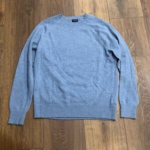 J. Crew Men's Light Blue Crewneck Sweater